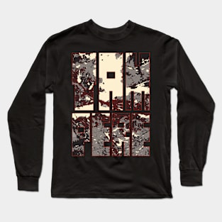 Tampere, Finland City Map Typography - Vector Long Sleeve T-Shirt